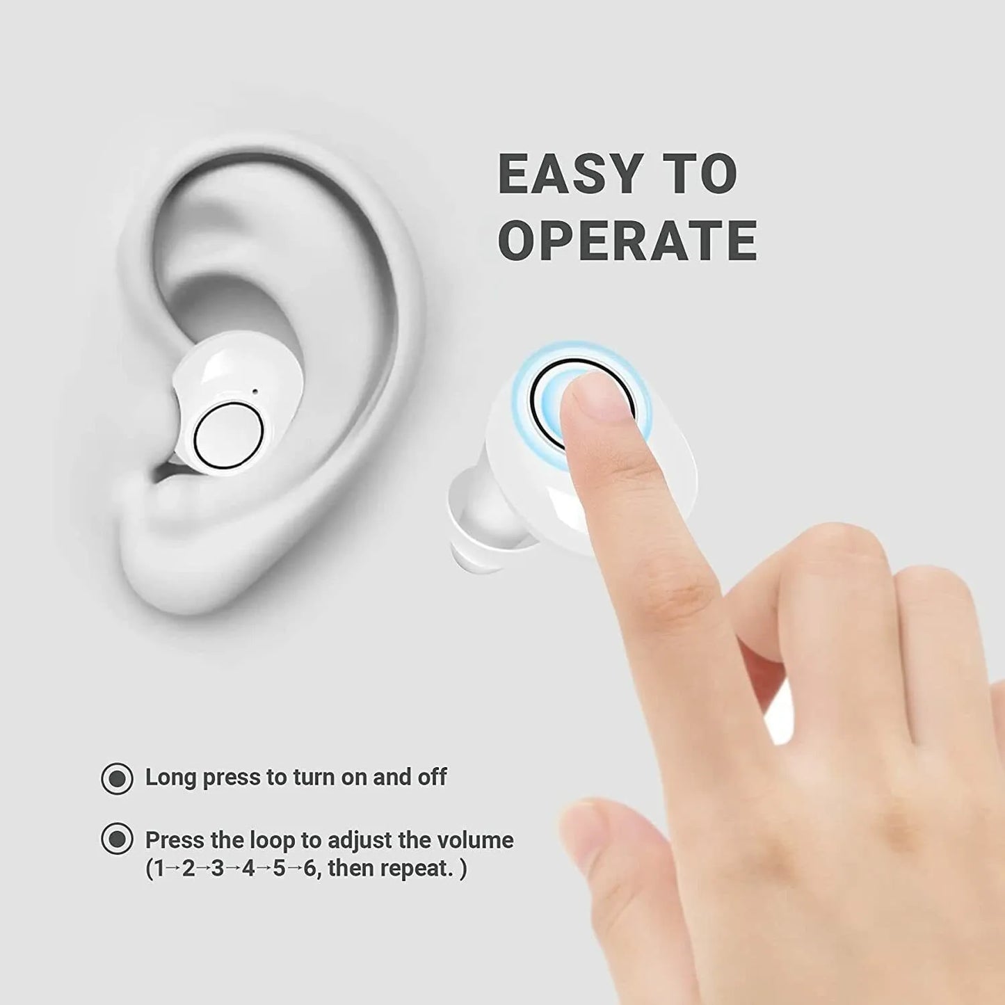JINGHAO Hearing Aids Sound Amplifier For Elderly Care