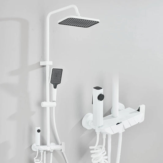 Rozin Digital Display Shower Faucet Set Piano Style