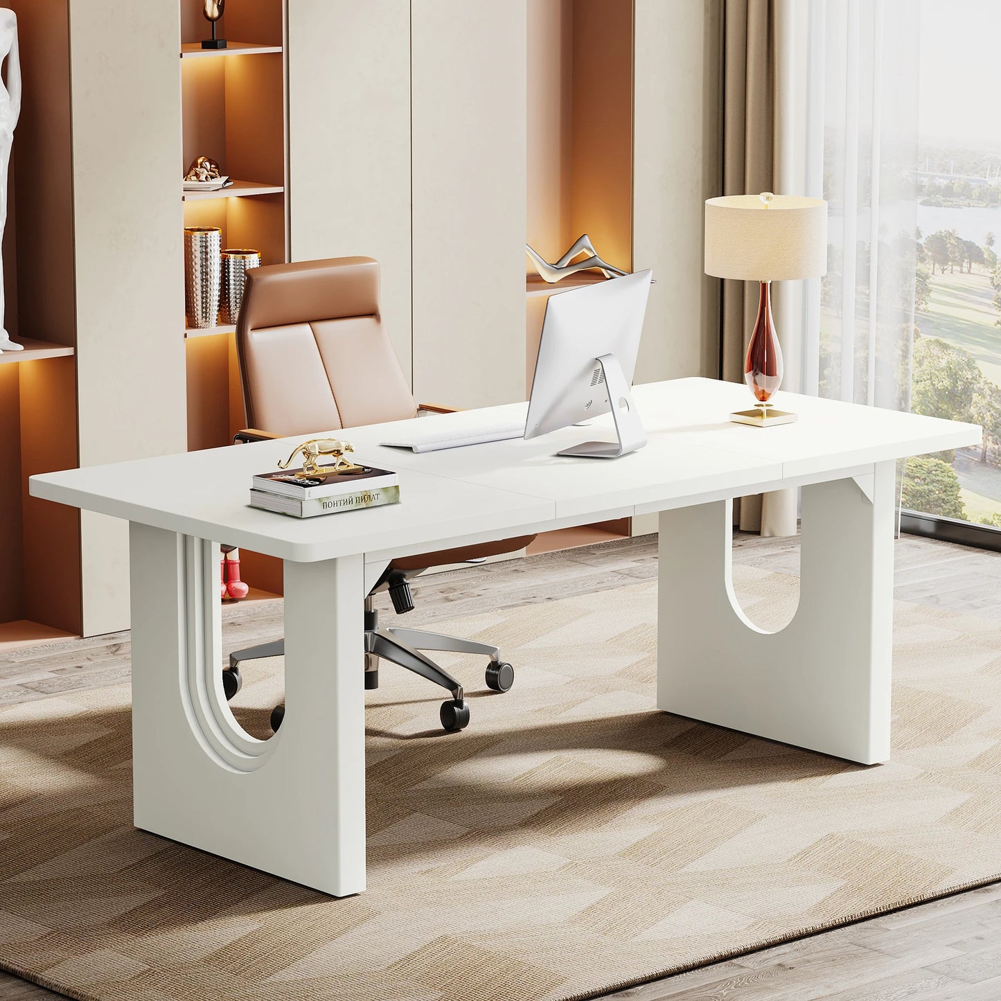 Tribesigns Executive Desk Office And Conference Table