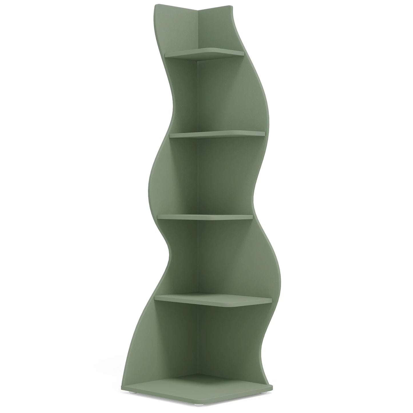 Tribesigns 5 Tier Corner Shelf Wall Bookshelf Plant Stand