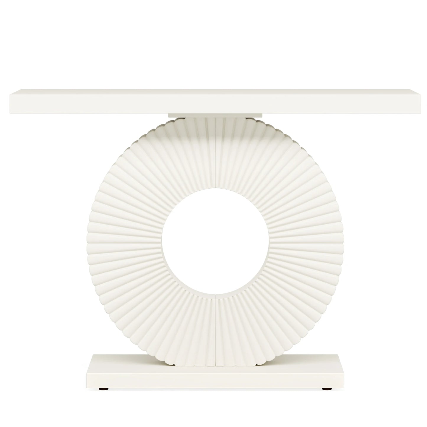 Tribesigns Modern Console Table With Geometric Base