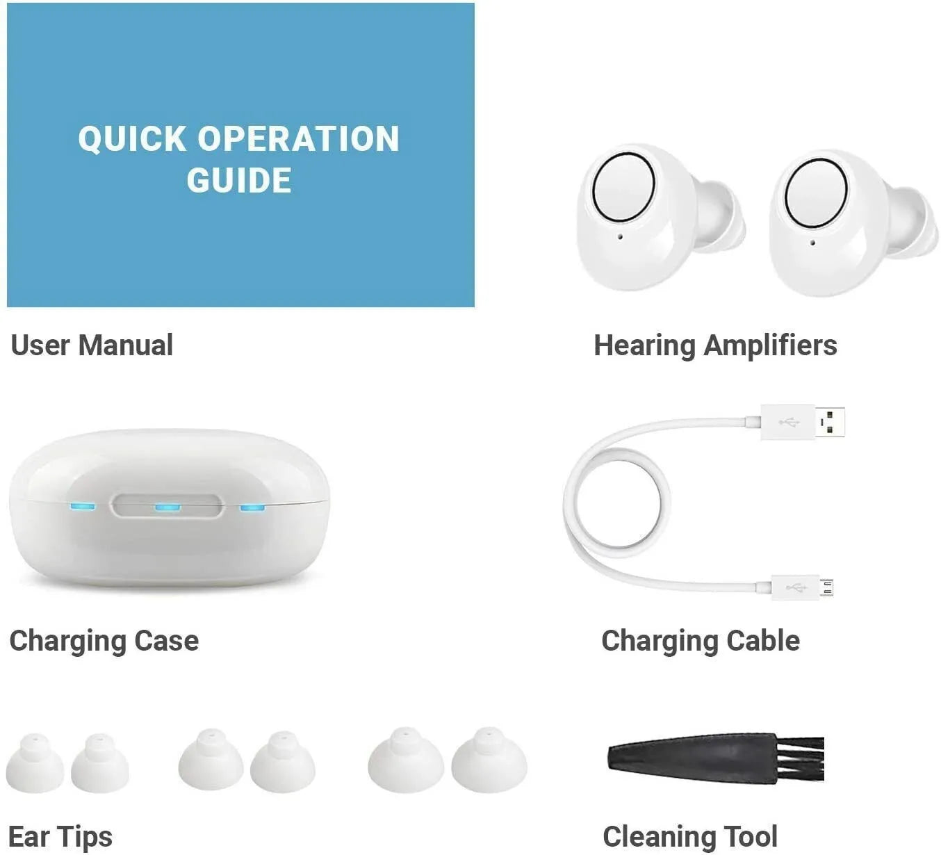 JINGHAO Hearing Aids Sound Amplifier For Elderly Care