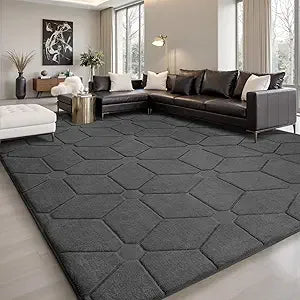 Hign-concerned Soft Area Rug Non Slip Machine Washable