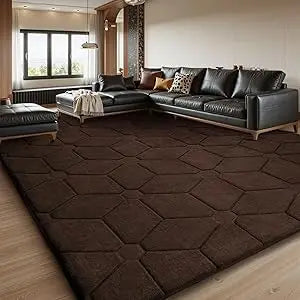 Hign-concerned Soft Area Rug Non Slip Machine Washable